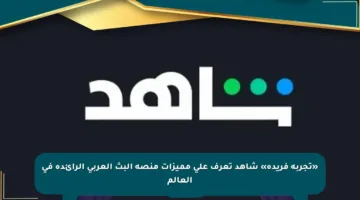 «تجربة فريدة» شاهد تعرف على مميزات منصة البث العربي الرائدة في العالم